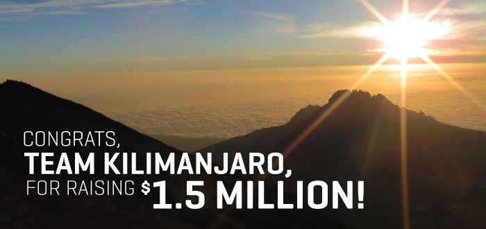 Congrats Team Kilimanjaro for raising $1.5 Million